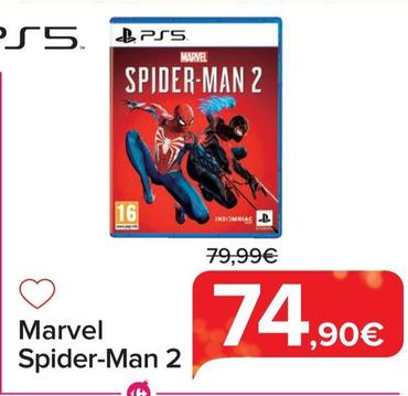 Oferta de Marvel Spider-man 2 por 74,9€ en Carrefour