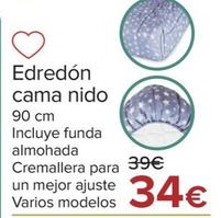 Oferta de Edredon Cama Nido por 34€ en Carrefour