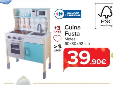 Oferta de Cocina Madera por 39,9€ en Carrefour