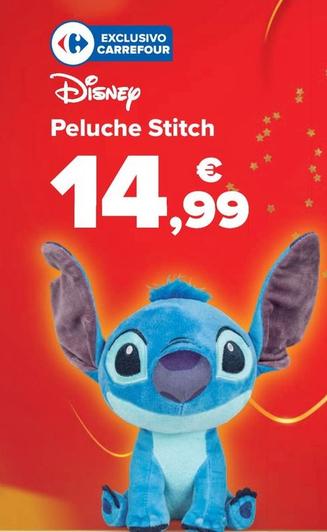 Oferta de Peluche Stitch por 14,99€ en Carrefour