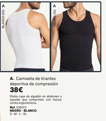 Oferta de Camiseta De Tirantes Deportiva De Compresion por 38€ en Leonisa
