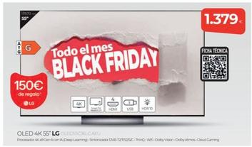 Oferta de Oled 4k 55" por 1379€ en Tien 21