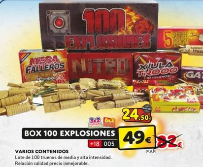 Oferta de Box 100 Explosiones por 49€ en Petar2M