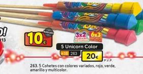 Oferta de 5 Unicorn Color por 20€ en Petar2M