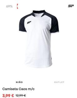 Oferta de Camiseta Caos M/c por 3,99€ en Fútbol Emotion
