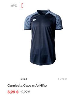 Oferta de Camiseta Caos M/c Niño por 3,99€ en Fútbol Emotion