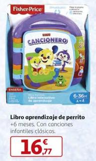 Oferta de Libro Aprendizaje De Perrito por 16,77€ en Alcampo