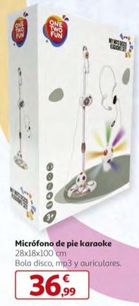 Oferta de Microfono De Pie Karaoke por 36,99€ en Alcampo