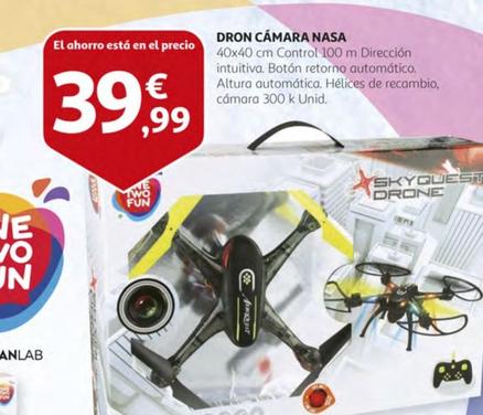 Oferta de Dron Camara Nasa por 39,99€ en Alcampo