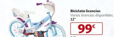 Oferta de Bicicleta Licencias por 99€ en Alcampo