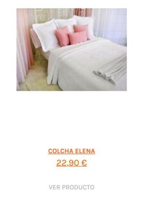 Oferta de Colcha Elena por 22,9€ en Revitex