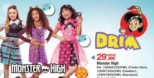 Oferta de Monster High por 29,99€ en DRIM