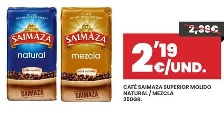 Oferta de Cafe Superior Molido Natural / Mezcla por 2,19€ en Díaz Cadenas