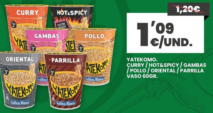 Oferta de Curry / Hot & Spicy / Gambas / Pollo / Oriental / Parrilla por 1,09€ en Díaz Cadenas