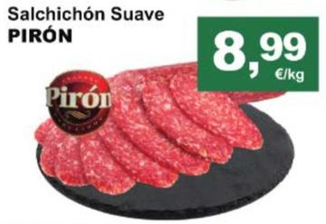 Oferta de Piron - Salchichon Suave por 8,99€ en Quality Supermercados