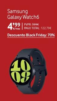 Oferta de Galaxy Watch6 por 122,79€ en Vodafone
