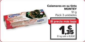 Oferta de Calamares en su tinta por 1,35€ en Carrefour Market