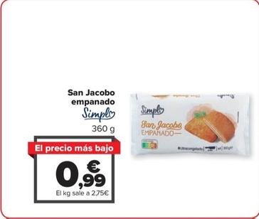 Oferta de Simpl - San Jacobo empanado por 0,99€ en Carrefour Market
