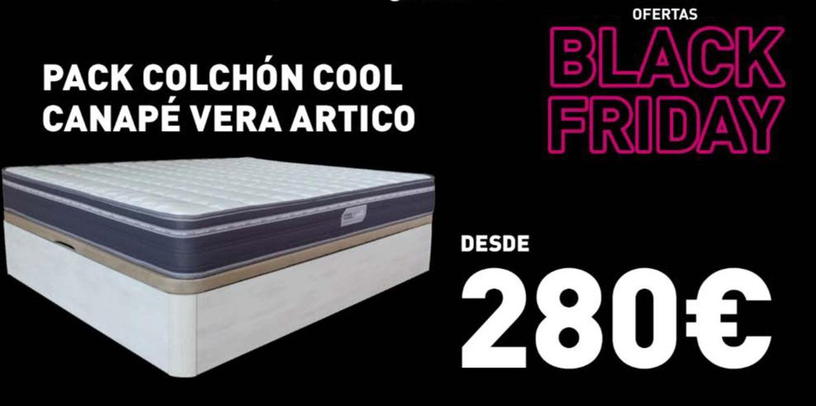 Oferta de Pack Colchón Cool Canapé Vera Artico por 280€ en Dormity