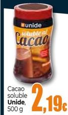 Oferta de Cacao Soubile por 2,19€ en Unide Market