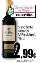 Oferta de Vino Tinto Reserva por 2,99€ en UDACO