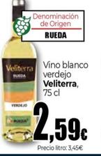 Oferta de Vino Blanco Verdejo por 2,59€ en UDACO