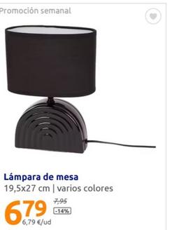 Oferta de Lámpara De Mesa por 6,79€ en Action