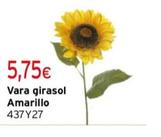 Oferta de Vara Girasol Amarillo por 5,75€ en Cadena88