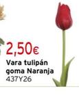 Oferta de Vara Tulipán Goma Naranja por 2,5€ en Cadena88