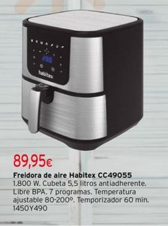 Oferta de Freidora De Aire Cc49055 por 89,95€ en Cadena88