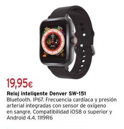 Oferta de Reloj Inteligete Sw-151 por 19,95€ en Cadena88