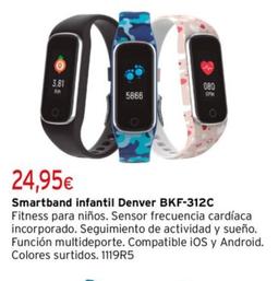 Oferta de Smartband Infantil Bkf-312c por 24,95€ en Cadena88