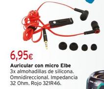Oferta de Auricular Con Micro por 6,95€ en Cadena88