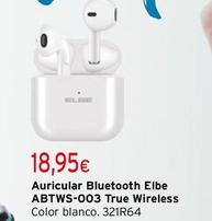 Oferta de Auricular Bluetooth Abtws-003 True Wireless por 18,95€ en Cadena88
