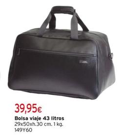 Oferta de Bolsa Viaje 43 Litros por 39,95€ en Cadena88