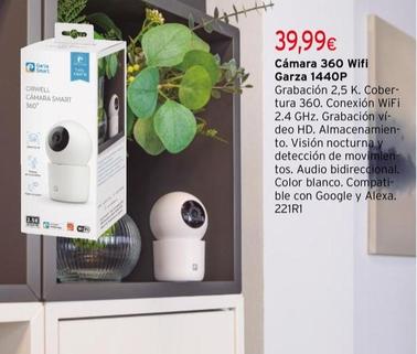 Oferta de Camara 360 Wifi 1440p por 39,99€ en Cadena88
