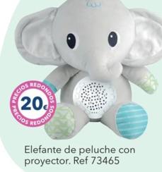 Oferta de Elefante De Peluche Con Proyector. Ref 73465 por 20€ en Tiendas MGI