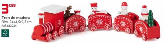 Oferta de Tren De Madera por 3,99€ en GiFi