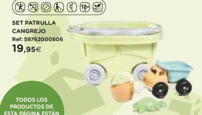 Oferta de Set Patrulla Cangrejo por 19,95€ en El Corte Inglés