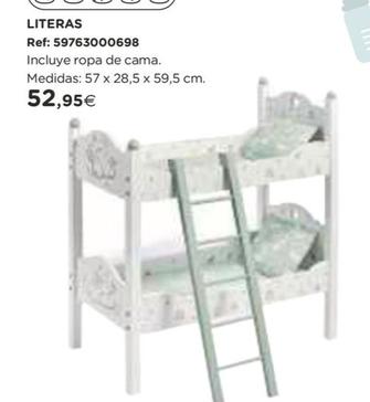Oferta de Literas por 52,95€ en El Corte Inglés