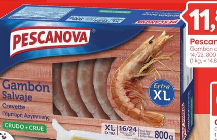 Oferta de Gambon Crudo por 11,85€ en Suma Supermercados