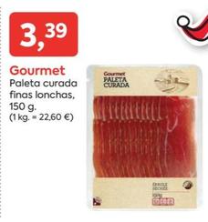 Oferta de Paleta Curada Finas Lonchas por 3,39€ en Suma Supermercados