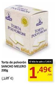 Oferta de Sancho Melero - Torta De Polvoron por 1,49€ en SPAR