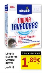 Limpia Lavadoras 250ml Carrefour - Chubb