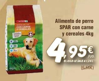 Oferta de Alimento De Perro Con Carne por 4,95€ en SPAR