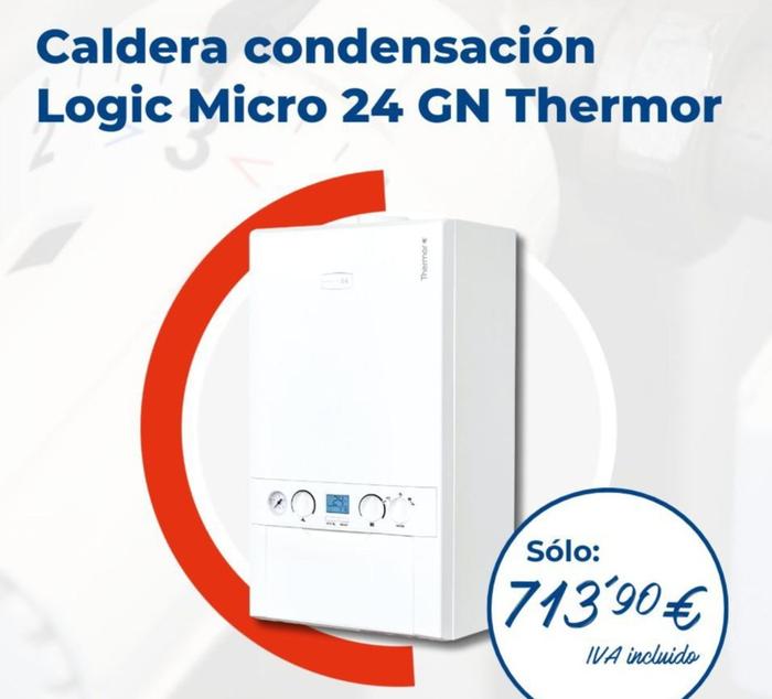 Oferta de Caldera Condensación Logic Micro 24 Gn Thermor por 713,9€ en Bigmat - La Plataforma