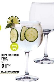 Oferta de Copa Gin-tonic Peak por 21,5€ en ferrOkey