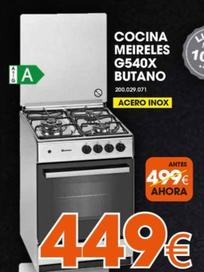 Oferta de Cocina Meireles G540x Butano por 449€ en Expert