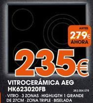 Oferta de Vitroceramica Hk623020fb por 235€ en Expert