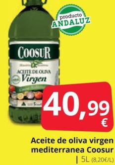 Oferta de Aceite De Oliva Virgen Mediterranea por 40,99€ en Supermercados MAS